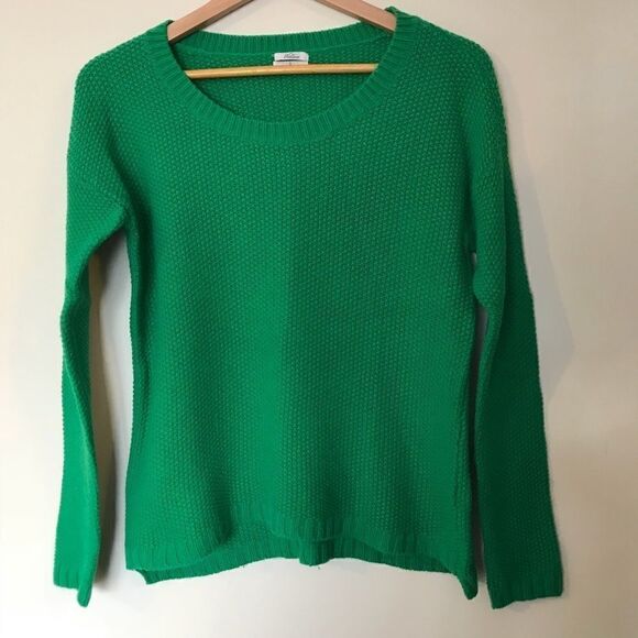 Wallace Madewell S Honeycomb Sweater Green - Picture 2 of 6